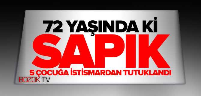 72 Yaşında ki Sapık 5 Erkek Çocuğa İstismardan Tutuklandı