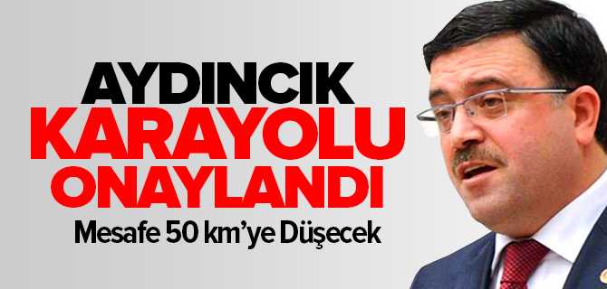 Aydıncık Yolu Karayolları Ağına Alındı