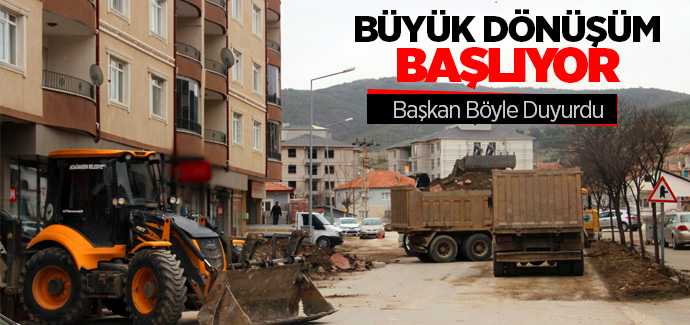Akdağmadeni Belediyesi Büyük dönüşümü başlattı