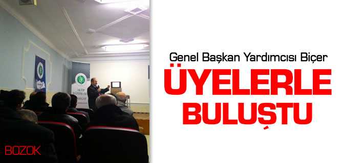 AES Genel Başkan Yardımcısı Biçer, Yozgat'ta Üyelerle Buluştu