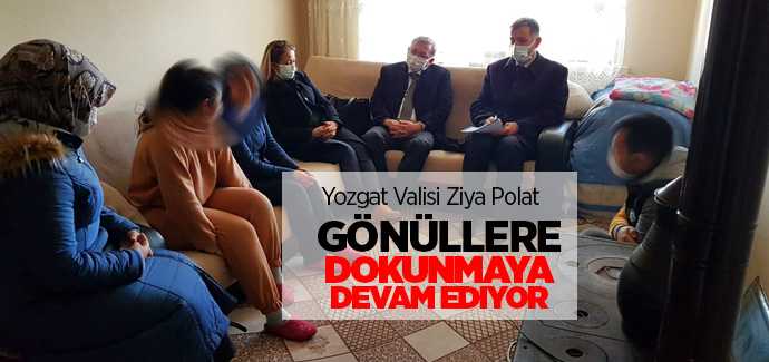 Vali Polat gönüllere dokunmaya devam ediyor