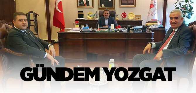 Vekil Sedef, Tarım ve Orman Bakan Yardımcısı Mustafa Aksu'yla Yozgat'ı konuştu