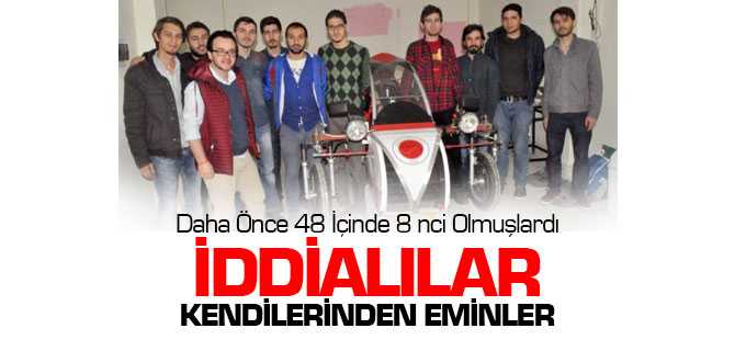 Öğrenciler Kendi Tasarladıkları Elektrikli Araçla Dereceye Girme Peşinde