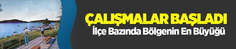 Çekerek Millet Bahçesi inşaatına başlandı