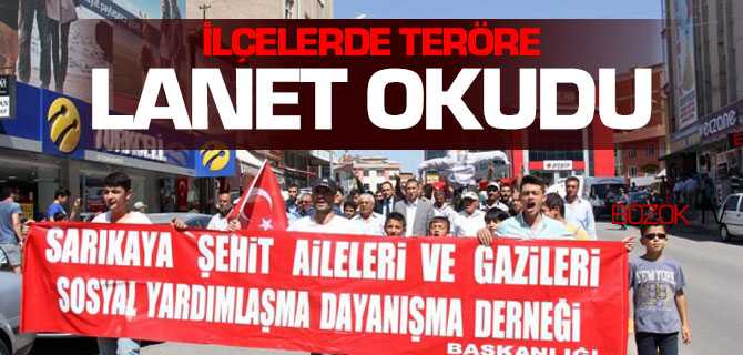 Hakkari’deki Terör Saldırısı, Yozgat’ın İlçelerinde De Protesto Edildi