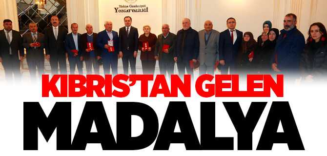 Kıbrıs Gazilerine Madalya