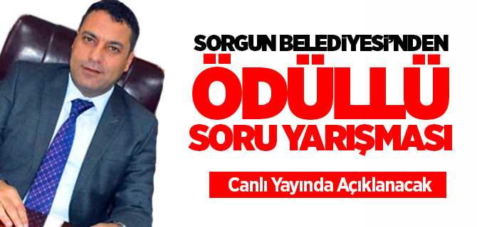 Sorgun Belediyesi, ödüllü soru yarışması düzenliyo