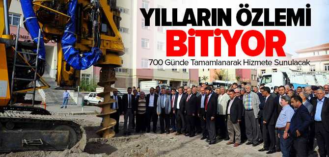 Kent Meydanı ve Otopark Projesinin Stardı Verildi