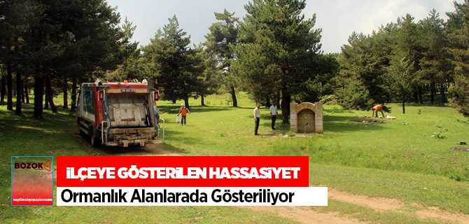 Akdağmadeni Belediyesi şehir merkeziyle birlikte piknik alanlarını da temizliyor