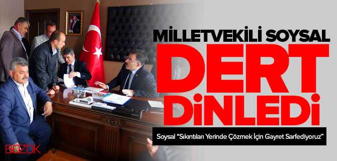 Milletvekili Soysal, Halk Gününde Vatandaşlarla Bir Araya Geldi