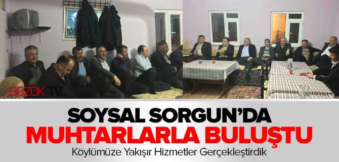 Vekil Soysal, Köy Muhtarlarını Dinledi