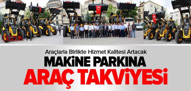 Sorgun Belediyesi Makine Parkına Araç Takviyesi
