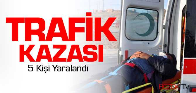 Yerköy'de Kaza 5 Yaralı