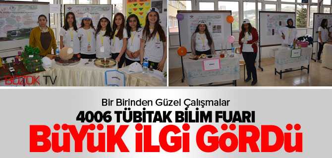 4006 Tübitak Bilim Fuarına Büyük İlgi