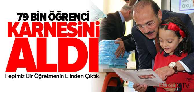 Yozgat'ta 550 Okulda 79 Bin Öğrenci Karnesini Aldı