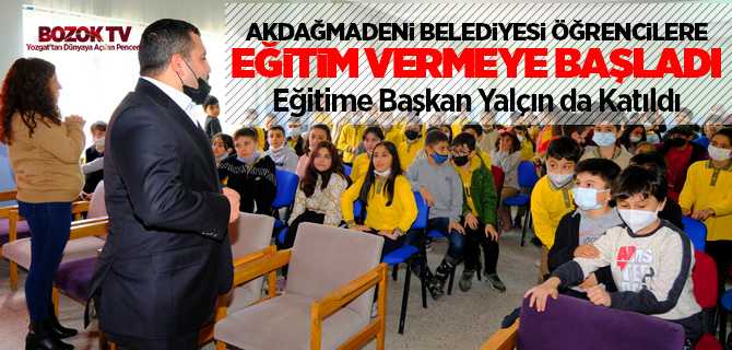 Akdağmadeni Belediyesi öğrencilere Sıfır Atık eğitimi vermeye başladı