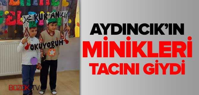 Aydıncık'ın Minikleri Tacını Giydi
