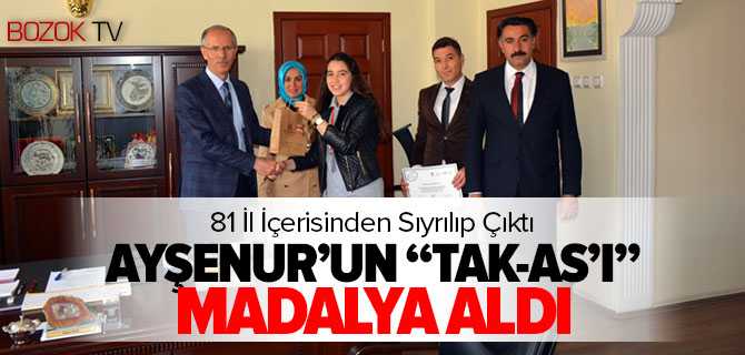 Ayşenur'un Tak-As'ı Madalya Aldı