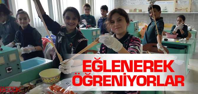 Eğlenerek Öğreniyorlar