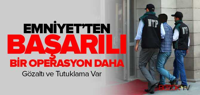 Emniyet'ten Uyuşturucu Operasyonu