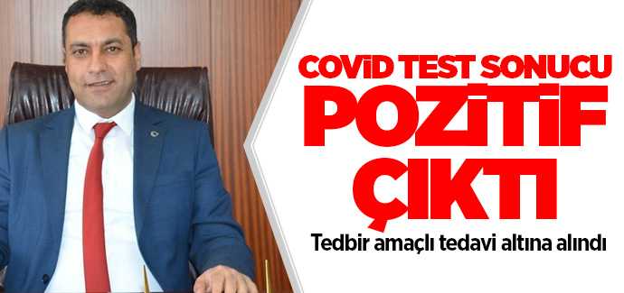 Sorgun Belediye Başkanı Ekinci'nin Covid-19 test sonucu pozitif çıktı
