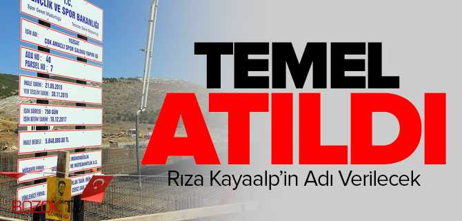 Yozgat'ta İl Tipi Gençlik Merkezi ve Sporcu Fabrikasının Temeli Atıldı