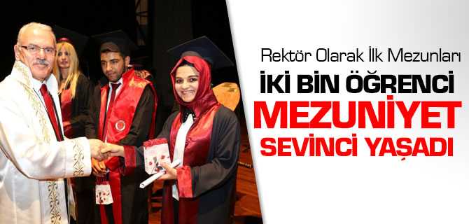 Bozok Üniversitesi'nde 2 Bin Öğrenci Mezuniyet Heyecanı Yaşadı