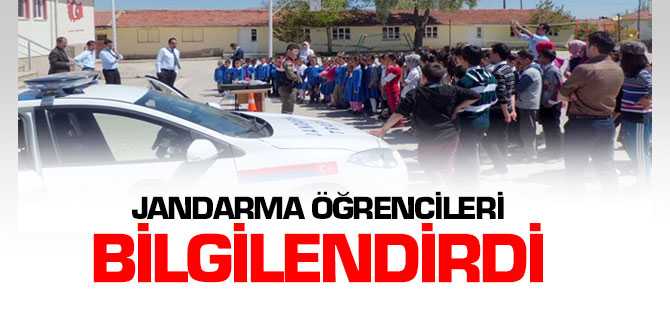 Jandarma Öğrencileri Bilgilendirdi