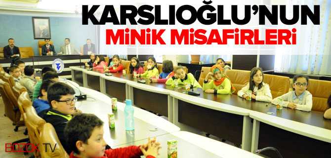 Sakarya İlköğretim Okulu Öğrencileri Belediye Başkanlığını Ziyaret Etti