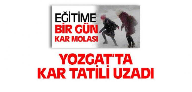 Yozgat'ta Kar Engeli Devam Ediyor