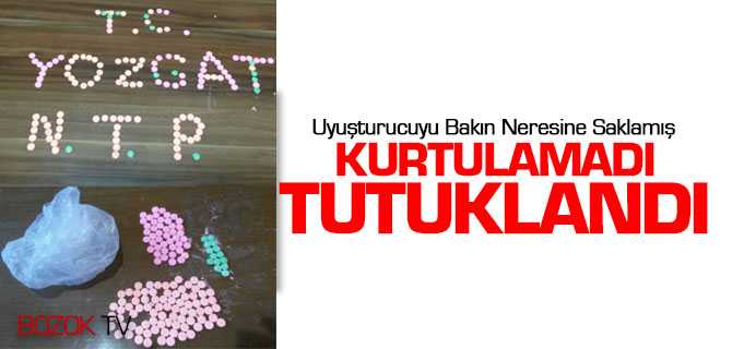 140 Adet Uyulturucu Hap Elegeçirildi
