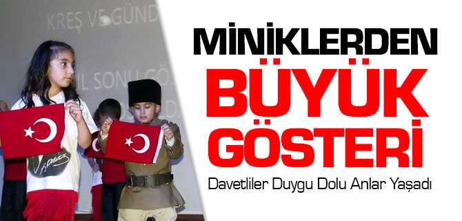 Kreş Öğrencilerinden Muhteşem Yıl Sonu Gösterisi