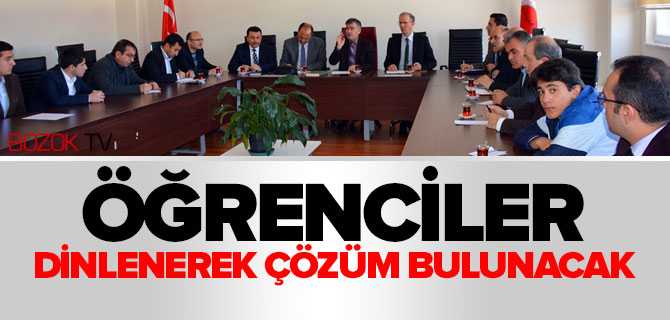 Çalışmalarda Öğrenciler Dikkate Alınacak