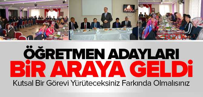 Öğretmen Adayları Bir Araya Geldi