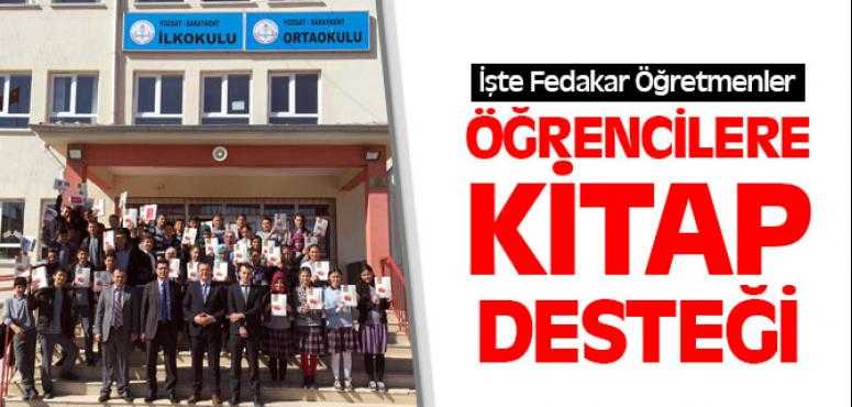 Öğretmenlerden Öğrencilere Kitap Desteği