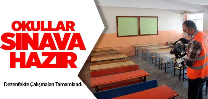 Akdağmadeni Belediyesi LGS öncesi okullarda dezenfekte çalışmalarını tamamladı