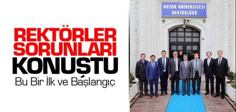 Rektörler Bölgenin Sorunlarını Konuştu