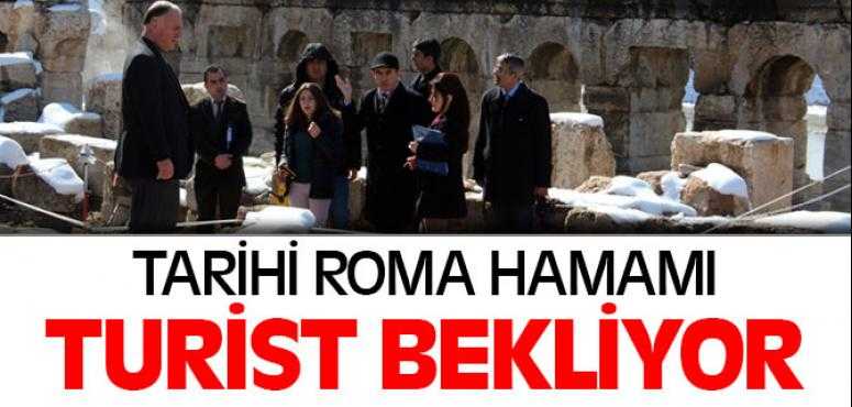 Sarıkaya Roma Hamamı Turist Bekliyor