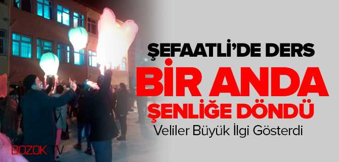 Şefattli'de Ders Şenliğe Döndü