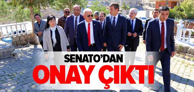 Senato'dan Çekerek'e Onay Çıktı