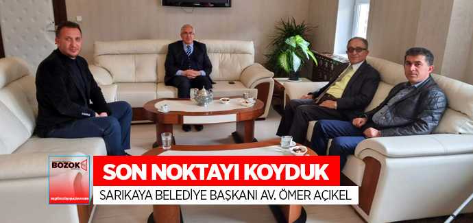 Başkan Açıkel, ilçede yapımı planlanan okul için son noktayı koydu