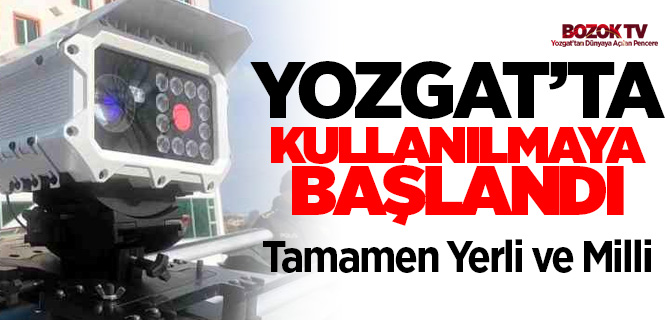 Tamamen Yerli ve Milli Hız Tespit Cihazı Yozgat'ta kullanılmaya başladı