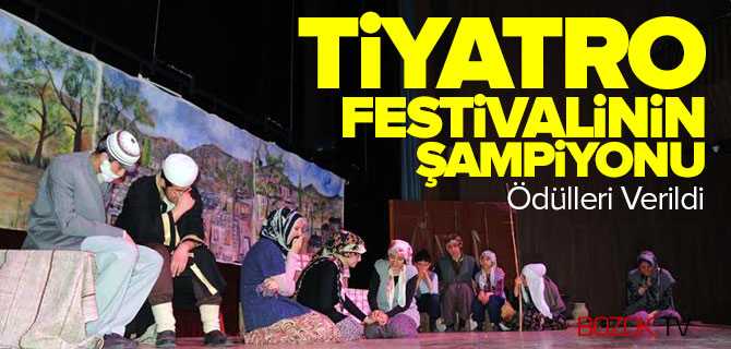 Tiyatro Festivalinin Şampiyonu Belli Oldu