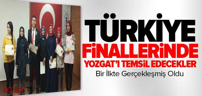 Türkiye Finallerinde Yozgat'ı Temsil Edecekler