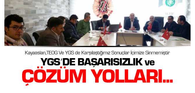 Aktif Eğitim Sen YGS'de Balarısızlık ve Çözüm Yollarını Masaya Yatırdı