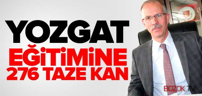 Yozgat Eğitimine 276 Taze Kan