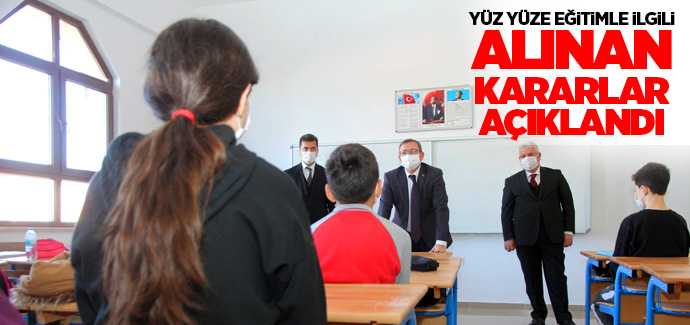 Bakan Koca'dan yüz yüze eğitimle ilgili önemli açıklamalar