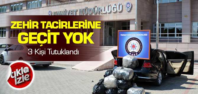 Zehir Tacirlerine Suç Üstü 3 Tutuklama