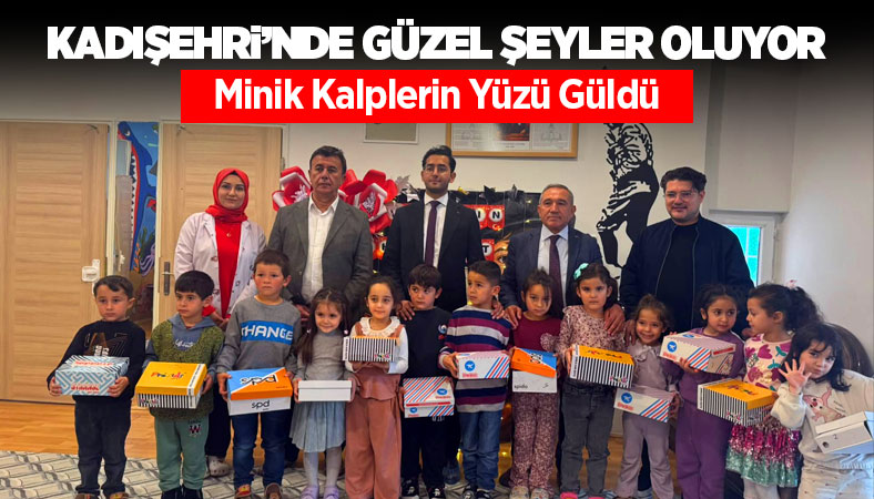 Kadışehri Belediyesi’nden Öğrencilere Ayakkabı Desteği